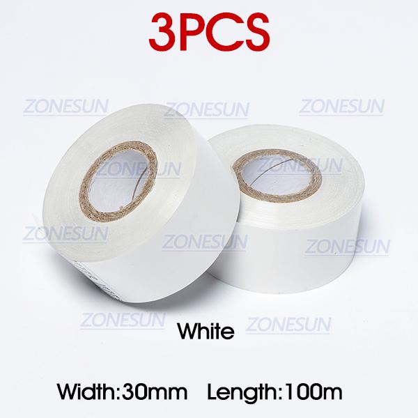 ZONESUN Thermal ribbon of ribbon printing machine, 30*100m, date printing ribbon for plastic and paper(5roll/lot)
