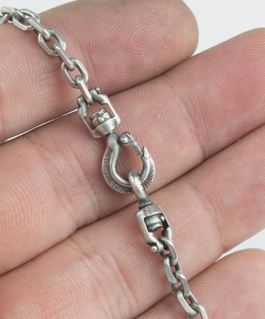 Sheen666 Industrial Series Sts008 475 Silver Necklace