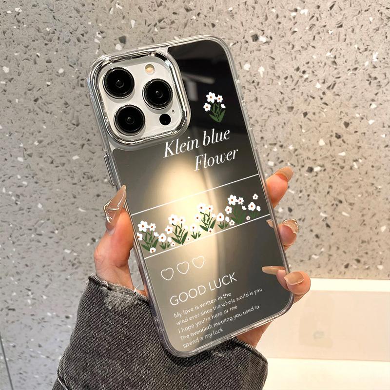Чехлы для мобильных телефонов iPhone 11 13 XR 15 Pro Max 12 14 Pro Max Чехол iPhone 16 XS Max Зеркальный защитный чехол Зеркальный Изысканный мультяшный водонепроницаемый