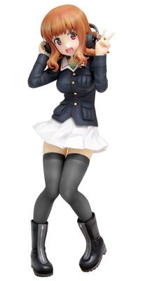 Девочки Panzer Saori Takebe Panzer куртка Scale ПВХ окрашенная полная фигурка и версия. 1/8