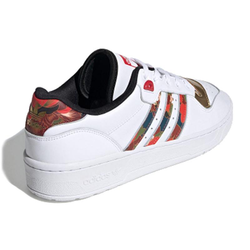 adidas Женские кроссовки Rivalry Low CNY 'Черный Золотой Красный' FW5273