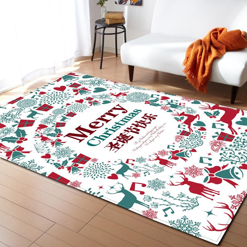 Christmas Living Room Floor Mat Bedroom Dining Room Carpet Carpet Doormat