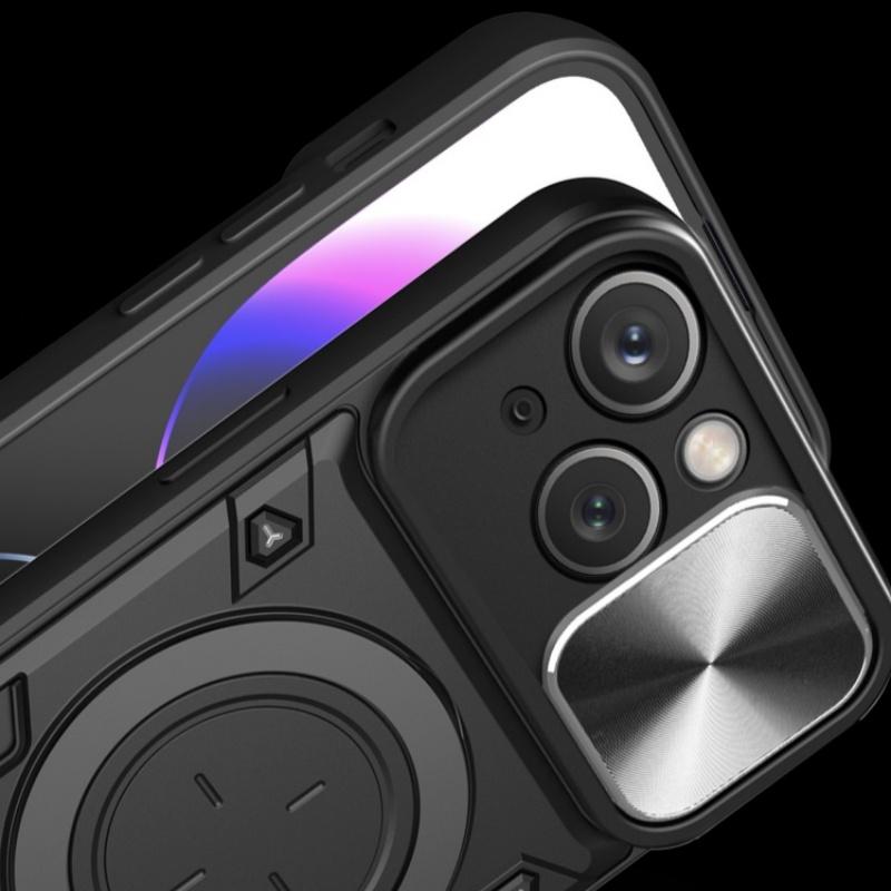 Слайд Защита Объектива Камеры Бронированный Чехол Для iPhone 16 15 14 13 12 11 XS XR Plus Pro Max Военная Степень Бамперы Кольцо Крышка