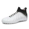 Men's New Trendy High Top Soccer Shoes Anti-Slip High Quality Training Football Boots Children's Outdoor Durable Sneakers