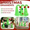The Plush Crooked-neck Christmas Tree Is A European And American Christmas Party Home Table Decoration Item.