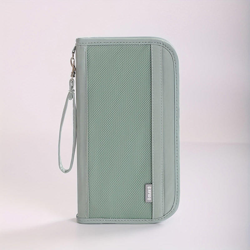 Модный портативный кошелек для карт большой вместимости, ручная дорожная сумка на молнии, оптовая сумка для посадочного талона/паспорта, многофункциональная маленькая сумка для кредитных карт