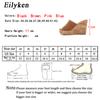 Fashion Eilyken 2025 New Summer Casual Cozy Platform Wedges Heels Slippers Ladies Fashion Open Toe Roman Women's Sandals Shoe Size 36-43