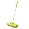 Kids Mop Cleansing Toy Cartoon Shaped Remove Dirts Housekeeping Pretend Play Mop for Home Green