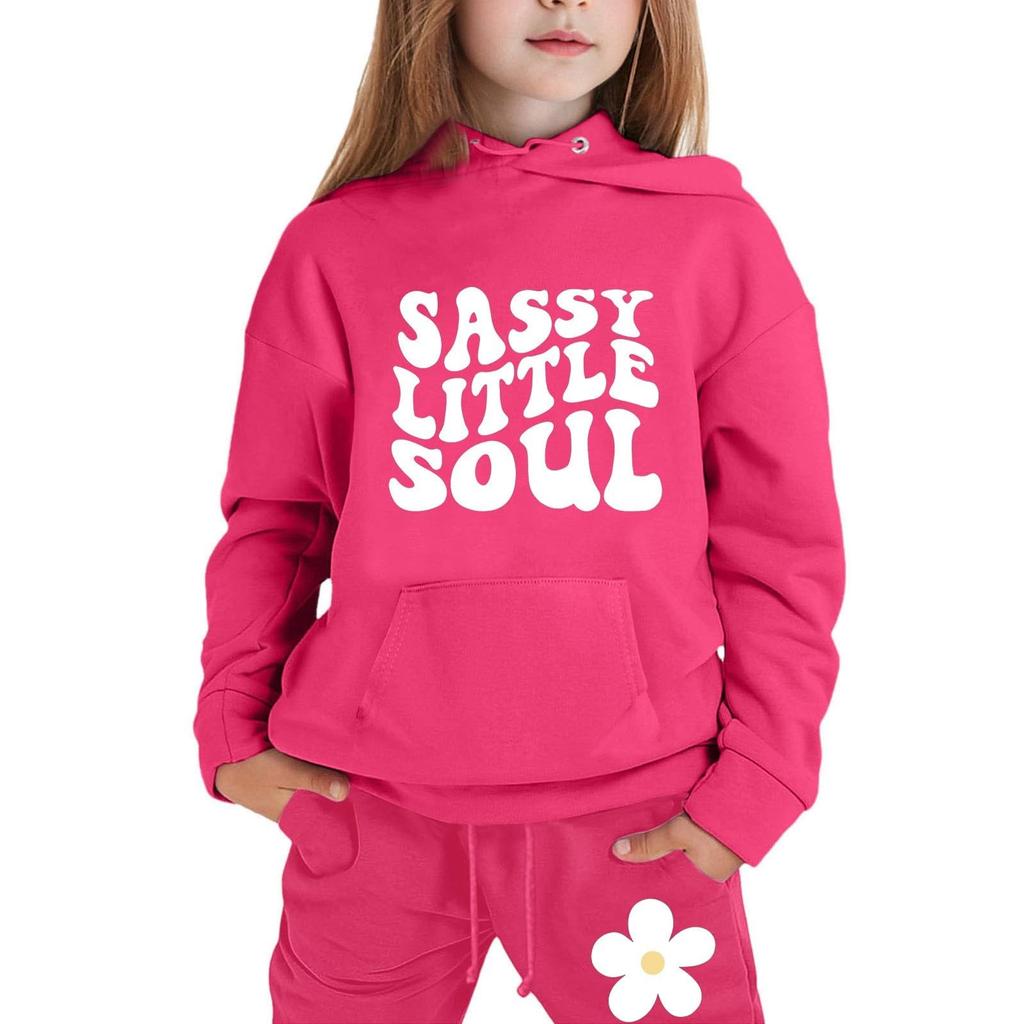 Мальчики Девочки Спортивный костюм Одежда Толстовка с капюшоном Беговые штаны Спортивные костюмы Комплект Модный наряд