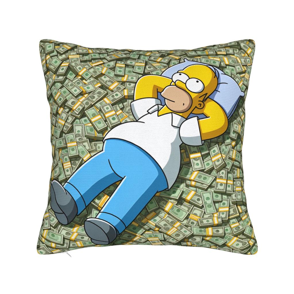 Marge SSimpsons Head Repeat Pattern Pillow Cover Funny Pillow Case For Sofa Home Decor Soft Pillowcases Gift Idea