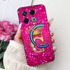 Для Infinix GT 20 Pro 2024 Новый модный чехол для телефона с короной и первой буквой Для Infinix GT20 Pro 5G X6871 Черный силиконовый мягкий чехол
