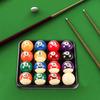 Standard Billiard Ball Tray Black Plastic Pool Ball Carrying Tray 16 Holes Snooker Billiard Ball Storage Holder Tray for Billiard Pool Table
