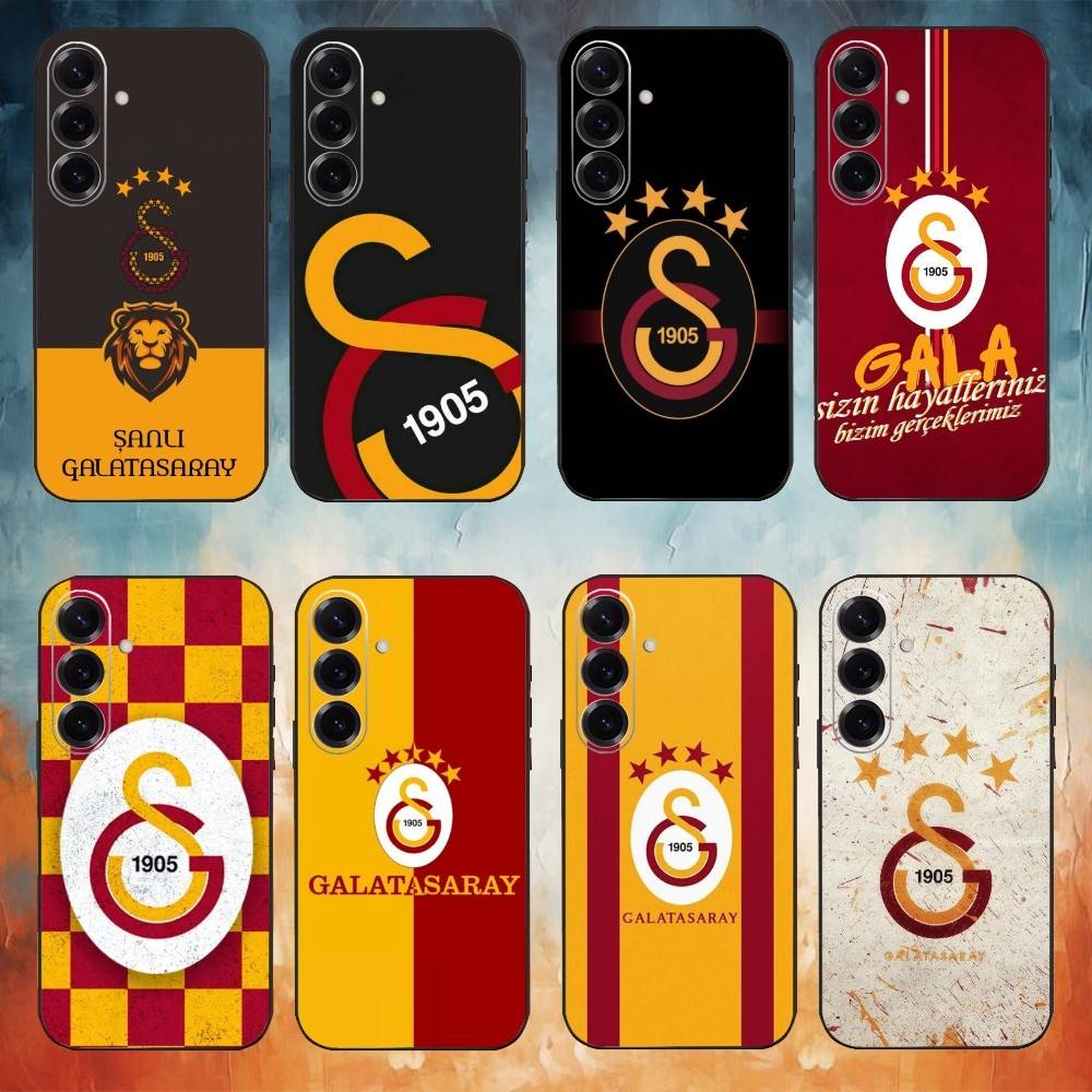 G-Galatasaray SK Чехол для телефона Samsung Galaxy A20, 21s, 22, 31, 32, 52, 53, 72, 73, 80, 91 Мягкий черный корпус
