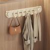 Wall Mounted Suction Cup Door Rear Hook 6 Hooks Coat Hanger Bathroom Towel Rack  Kitchen