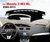 Для Mazda 3 M3 BL 2009 2010 2011 2012 2013 Коврик на панель Солнцезащитный коврик Анти-УФ Коврики Автоаксессуары Чехол на приборную панель автомобиля