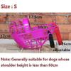 Pet Dog Muzzle Breathable Basket Muzzles Large Dogs Stop Biting Barking Chewing For Greyhound Gree W less
