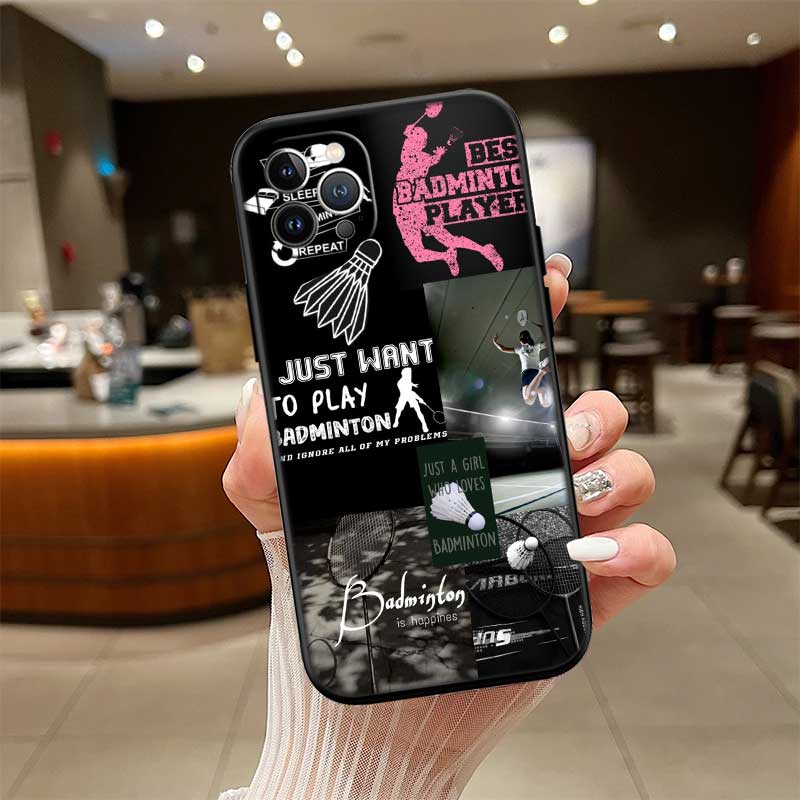 UP11 Badminton Sports New High-End Shell Phone Case for Xiaomi Poco C40 C50 C51 C55 C65 C71 C75 F3 F5 F6 F7 M2 M3 Pro Ultra