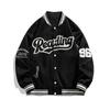 Трендовая брендовая бейсбольная форма Осень и Зима Повседневная замшевая куртка Парная ретро-куртка Мужская