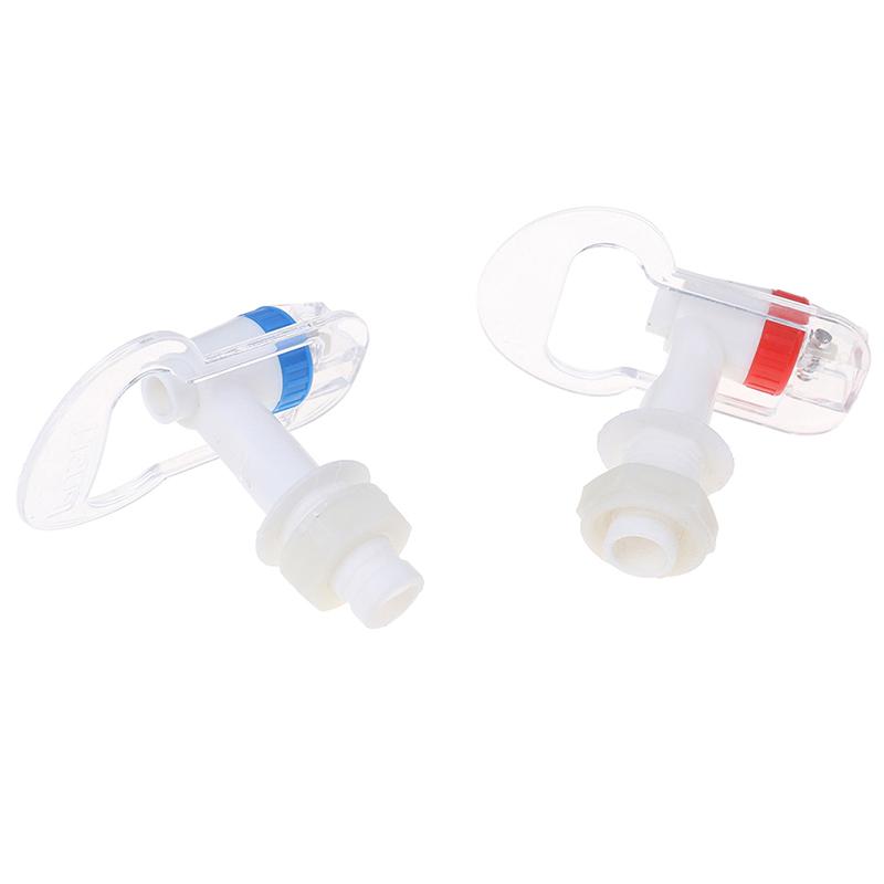 2шт красный синий диспенсер для воды пластиковый нажимной водопроводный кран замена