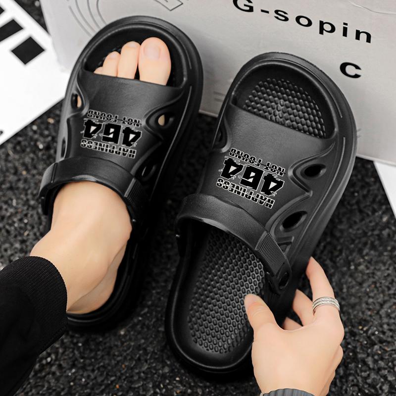 Модные мужские домашние тапочки Роскошные тапочки на подошве из ЭВА для мужчин Взрослые мужские сандалии Шлепанцы Мужская обувь Кроссовки Домашние шлепанцы