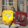Super Mario Question Mark Sounding Night Light: Mute Option, Creative Desktop Ambiance, Upgraded 3rd Gen