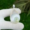925 Silver Botswana Agate Gemstone Art Deco Sister Anniversary Pendant Jewelry