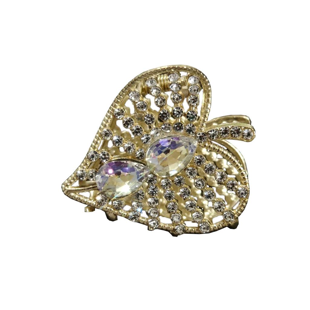 Страз Заколка для волос Украшение для волос Головной убор Задняя часть головы Кисточка Захватывающий зажим Новый китайский стиль Сплав Зажим Заколка