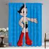 Панель для шторы Astro Boy Шторы для спальни Домашний интерьер Перегородка Занавески Декор на Хэллоуин Светоблокирующие Изготовлены из полиэстера Декор