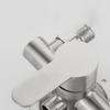 Stainless Steel Shower  Hot And Cold Water Mixer Wall Mounted Metal Handle