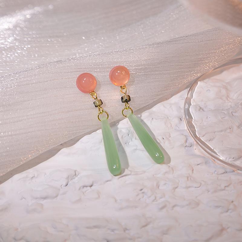 BLINGBAY женские новые серьги с искусственным жемчугом в китайском стиле, серьги с кисточками в форме бабочки в китайском стиле, простые аксессуары Hanfu, ретро-ювелирные изделия