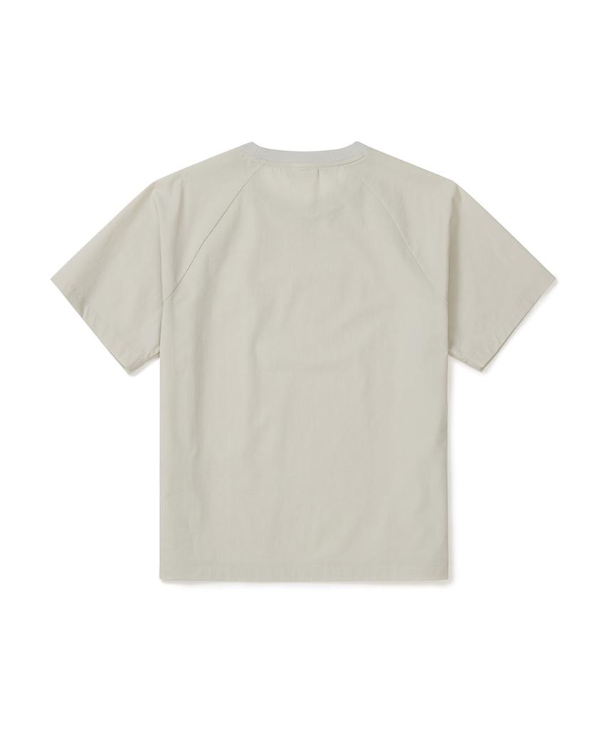 SNOWPEAK APPAREL Airdots Женская базовая футболка с коротким рукавом (S25Mwtts35) Светло-бежевый