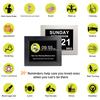 2024 Pros 8 Inch Digital Calendar Alarm Clock With Day Date Month Year Temperature Wall Desk Clock for Senior Dementia Alzheimer