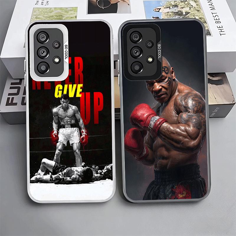Мягкий чехол для телефона Mike Tyson Boxer Man для Samsung A17 A16 A15 A14 A13 A57 A56 A55 A54 A53 A37 A36 A35 A34 A33 A26 A25 A24 A23 A52