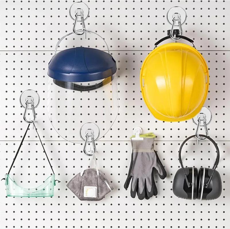 10/1 шт. прочные магнитные крючки, сверхпрочные неодимовые магнитные крючки с поворотным карабином, подвесные вешалки для кухни и ванной комнаты