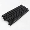 100Pcs Black Plastic Straws Drinking Disposable Rietjes 21cm Long Flexible Cocktail Straw For Kitchen Beverage Accessories