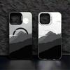 New Mountain Moon iPhone Case for iPhone 17, 16 Pro, 15 Pro Max, 14, 13 Pro - European & American Design.