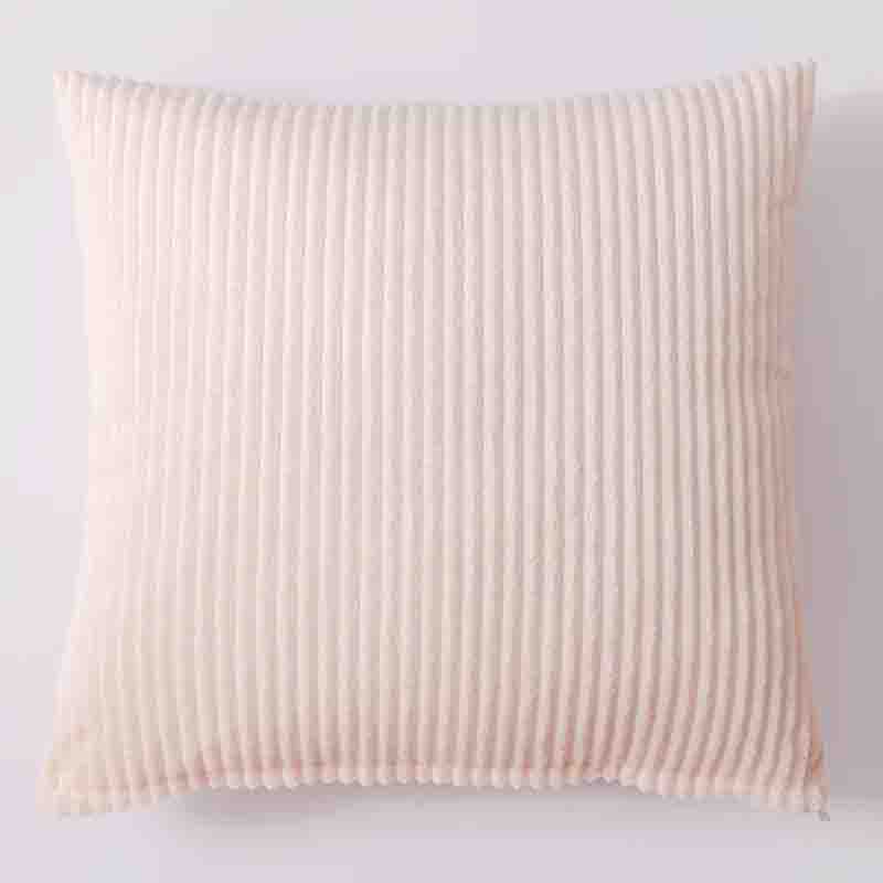 Drawn Pillow Case Car Sofa Cushion Flannel Pillow Bed Head Back Square Pillow Cushion Cover Solid Color