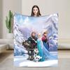 Холодное сердце 2 Эльза Анна Мультяшное одеяло Качественное Мягкое Теплое Плед Зима Детское Диван Кресло Принт Покрывало