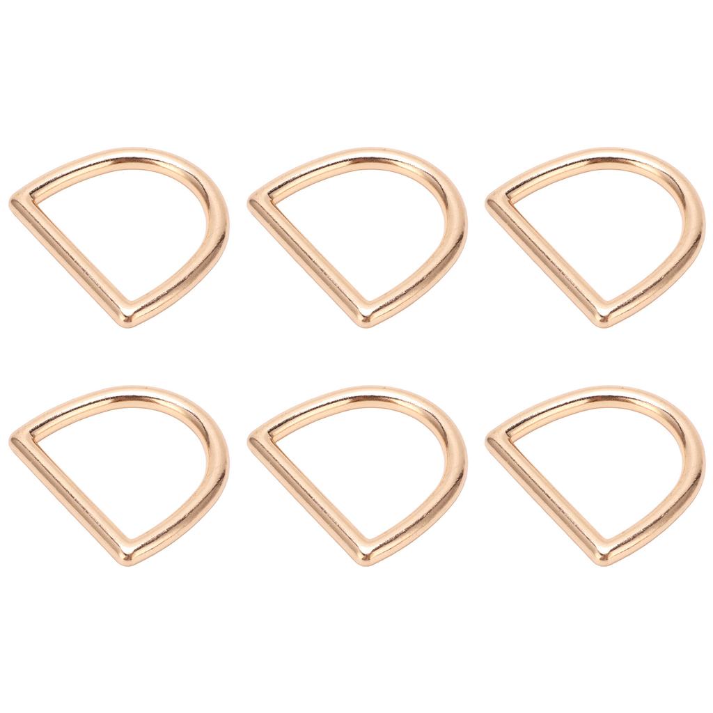 120 шт. D-образных колец, многоцелевых, из цинкового сплава, самодельных, полукруглых, D-образных колец, пряжки для брелока, сумки, ремня