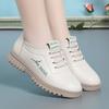 Spring Autumn Women Anti-slip Soft Bottom Comfort Fashion Oxford Shoes Casual Flat Lightweight Soft Leather Sneakers