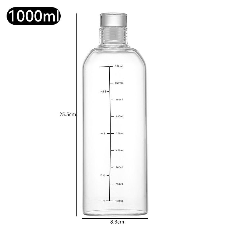Кружка из высокоборосиликатного термостойкого стекла в стиле Xiaohongshu для воды, сока или колы