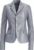 Genuine Formal Office Wear Gray Stylish Women's Blazer Handmade Leather Lambskin
