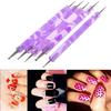 5pcs/set New Beauty Painting Dotting Nail Art Pen Styling 2Way Paint Marbleizing DIY Tools