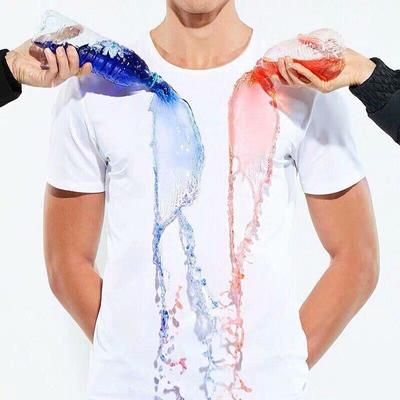 Футболка мужская быстросохнущая Ice Silk Mesh: Воздухопроницаемый, водонепроницаемый, противообрастающий, нанотехнологичный, черный