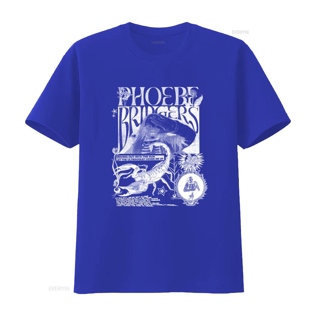 Phoebe Bridgers Tour T Shirt 2022 Reunion Scorpion Rock Music Fan vintage Washed homme Stretched Comfortable Breathable Soft