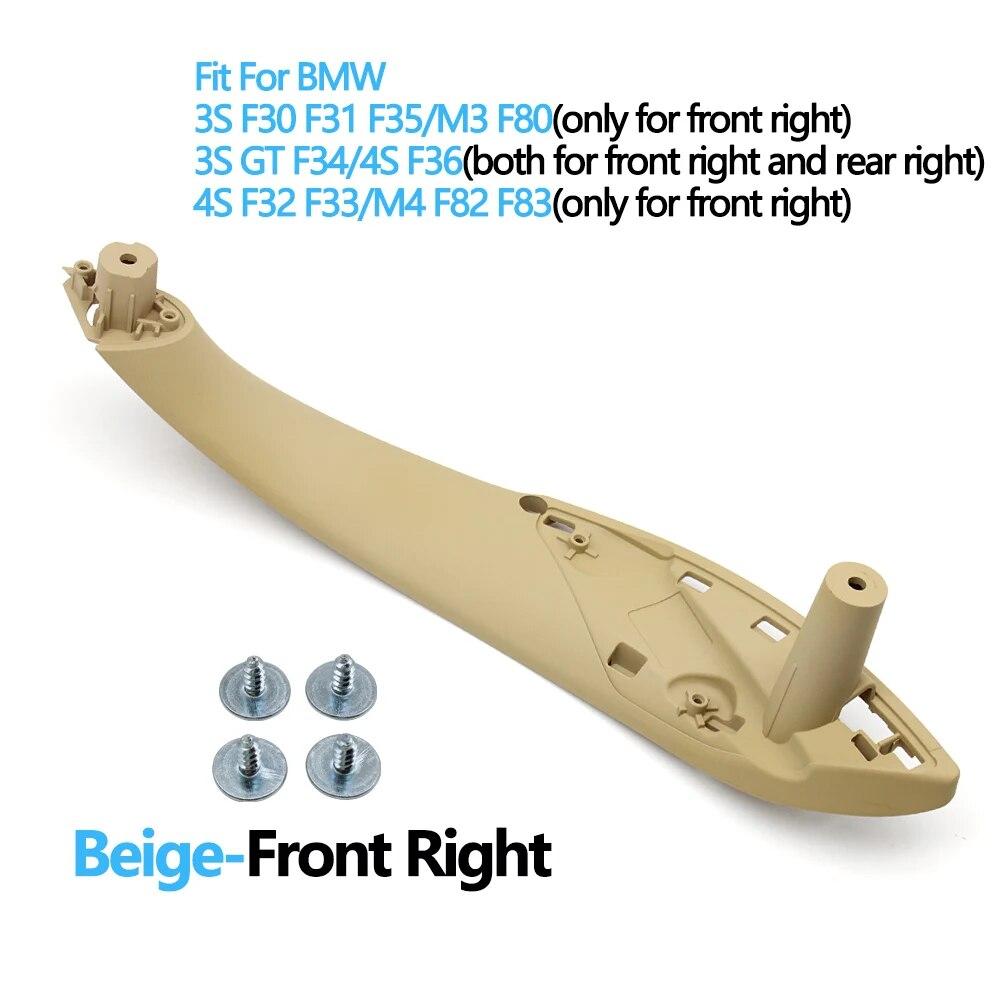 Car Left Right Door Inside Pull Handle Panel Trim For BMW 3 4 Series M3 M4 F30 F31 F32 F33 F34 F35 F36 F80 F82 F83 2012-2018