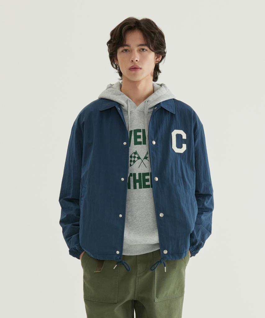 Covernat C Logo Coach Jacket Blue