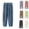Women's Fall And Winter Warm Pajamas Loose Large Size Casual Home Pants