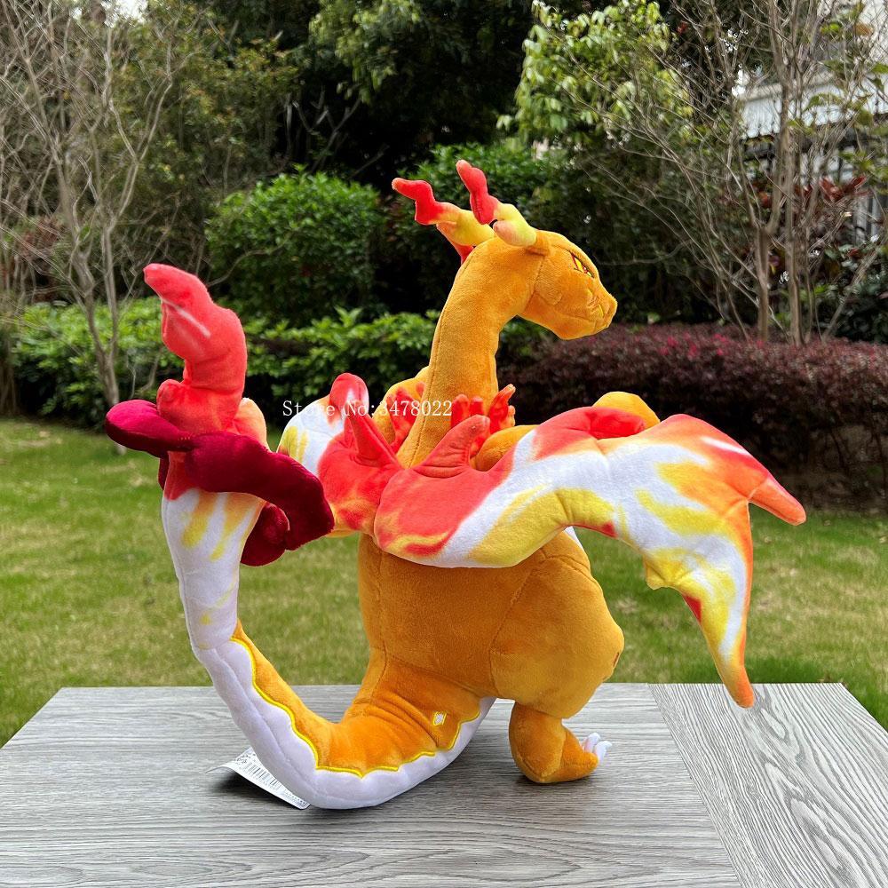 37cm 2 Styles Plush Shiny Dynamax Charizard Gigantamax Dragon Cartoon Stuffed Toy Soft Doll High Quality