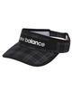 Golf Sun Visor FR [New Balance] Women's (Double Check/Size Adjustable) / 012-5187507 010_Black